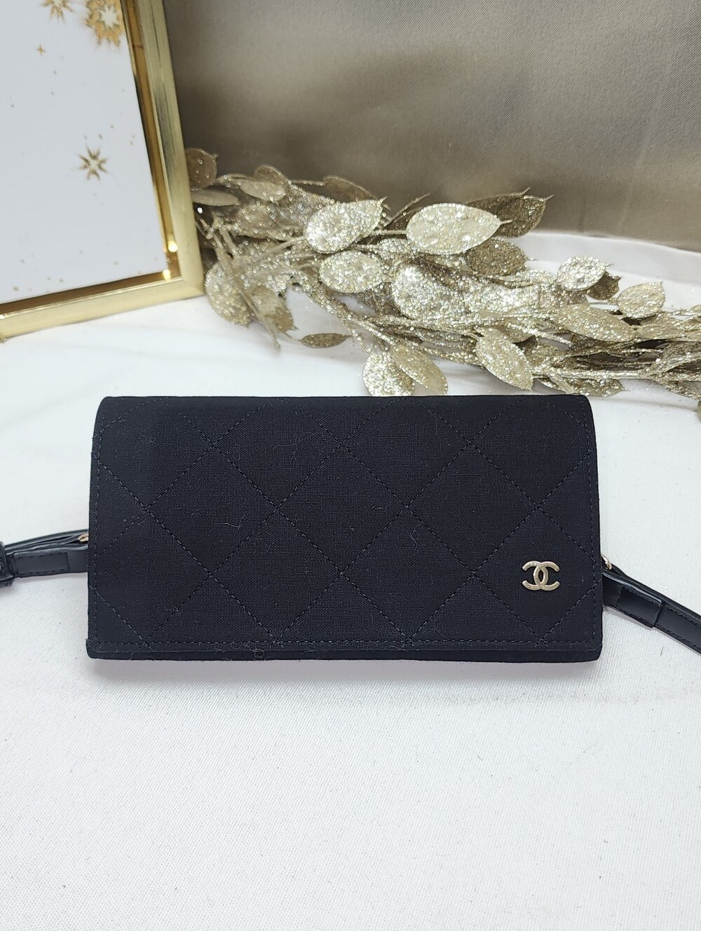 NIB Chanel Upcycled Sunglass Case / Crossbody Bag With Box Authentic